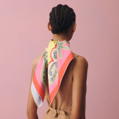 レッド - レディス, スカーフ、ショール＆マフラー, スカーフ＆シルク